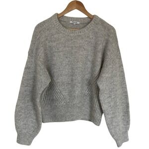 Madewell Gray Crew Neck Sweater